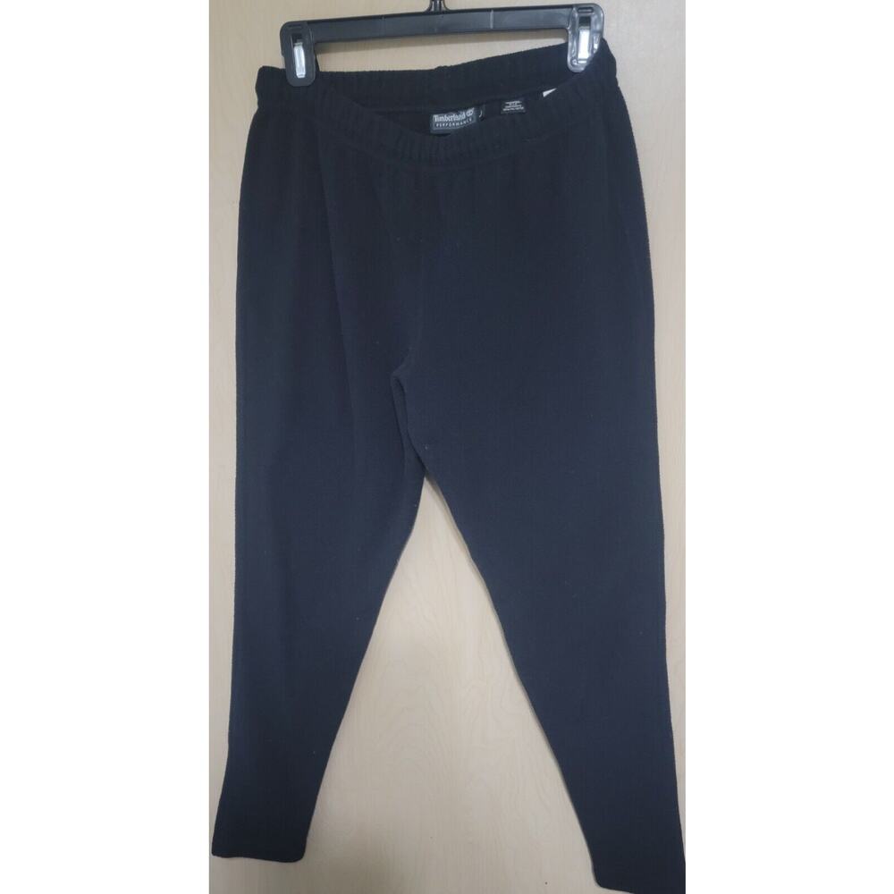 Timberland proformance Sweatpants Womens Adult Size LG Black Solid Logo Protech